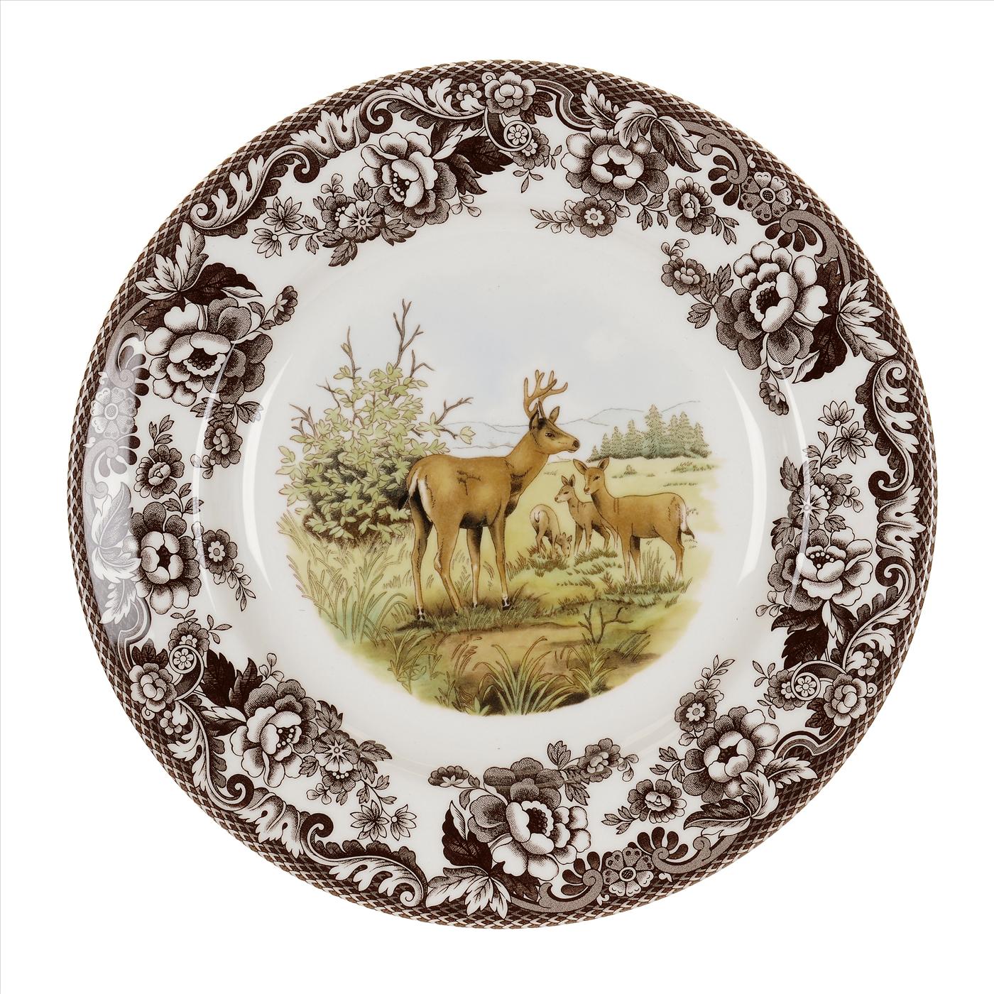 Woodland Dinner Plate 10.5 Inch, Mule Deer image number null