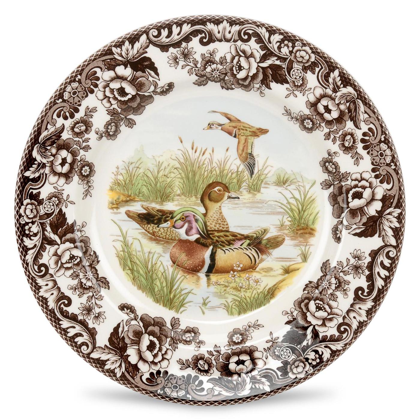 Woodland Wood Duck Motif Side Plate image number null