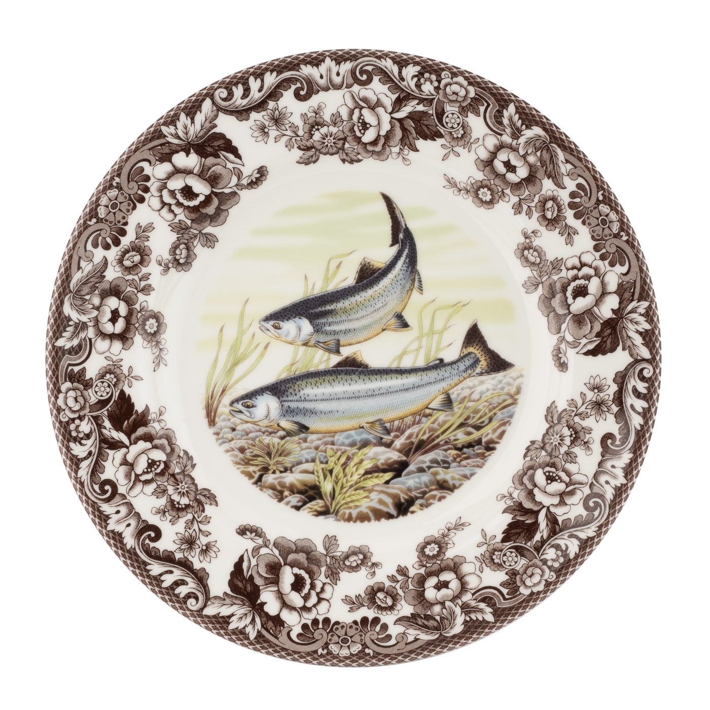 Woodland Dinner Plate 10.5 Inch, King Salmon image number null