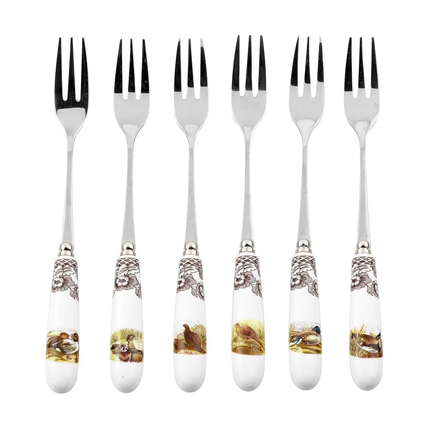 Woodland Set of 6 Pastry Forks image number null