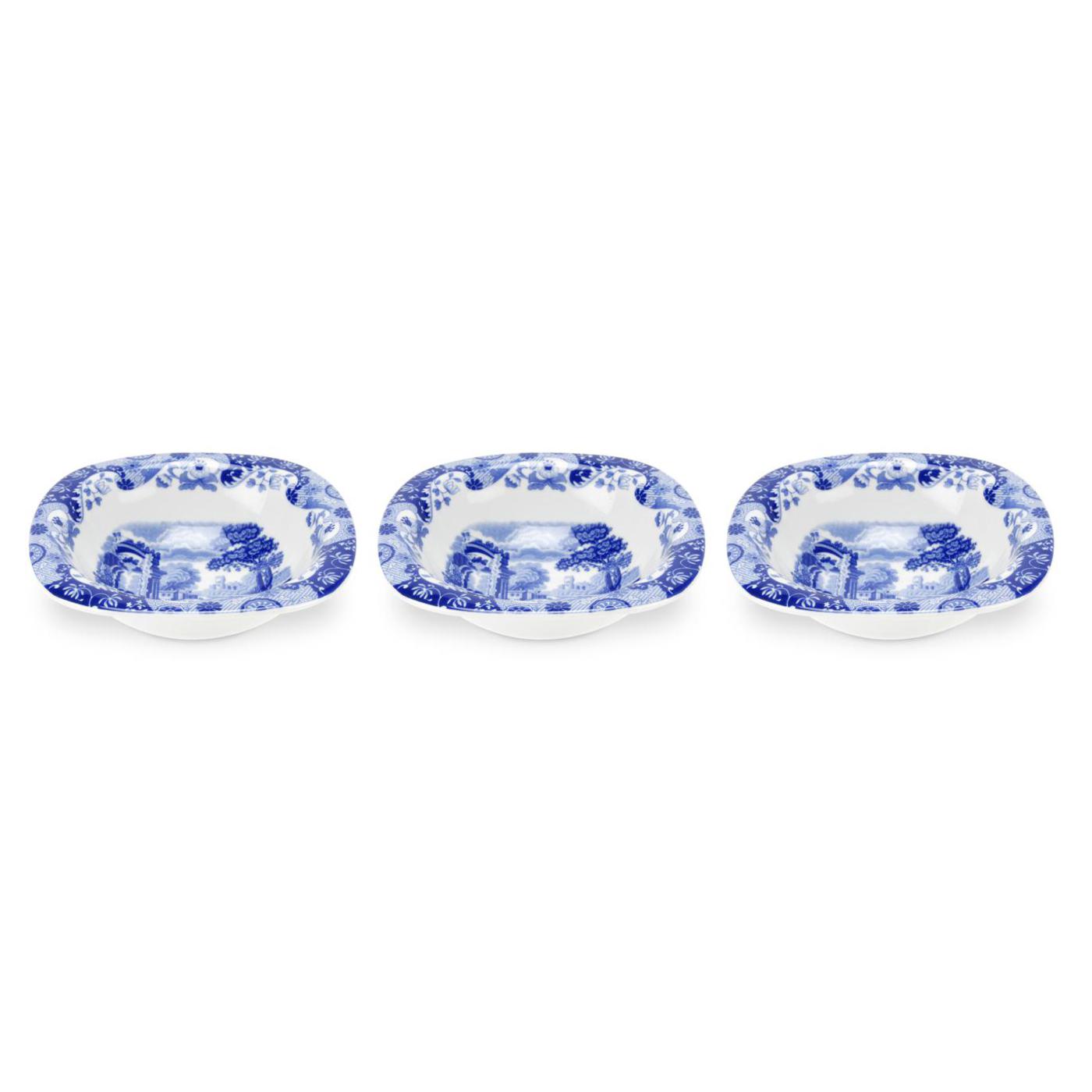 Blue Italian Set of Three Dip Bowls image number null