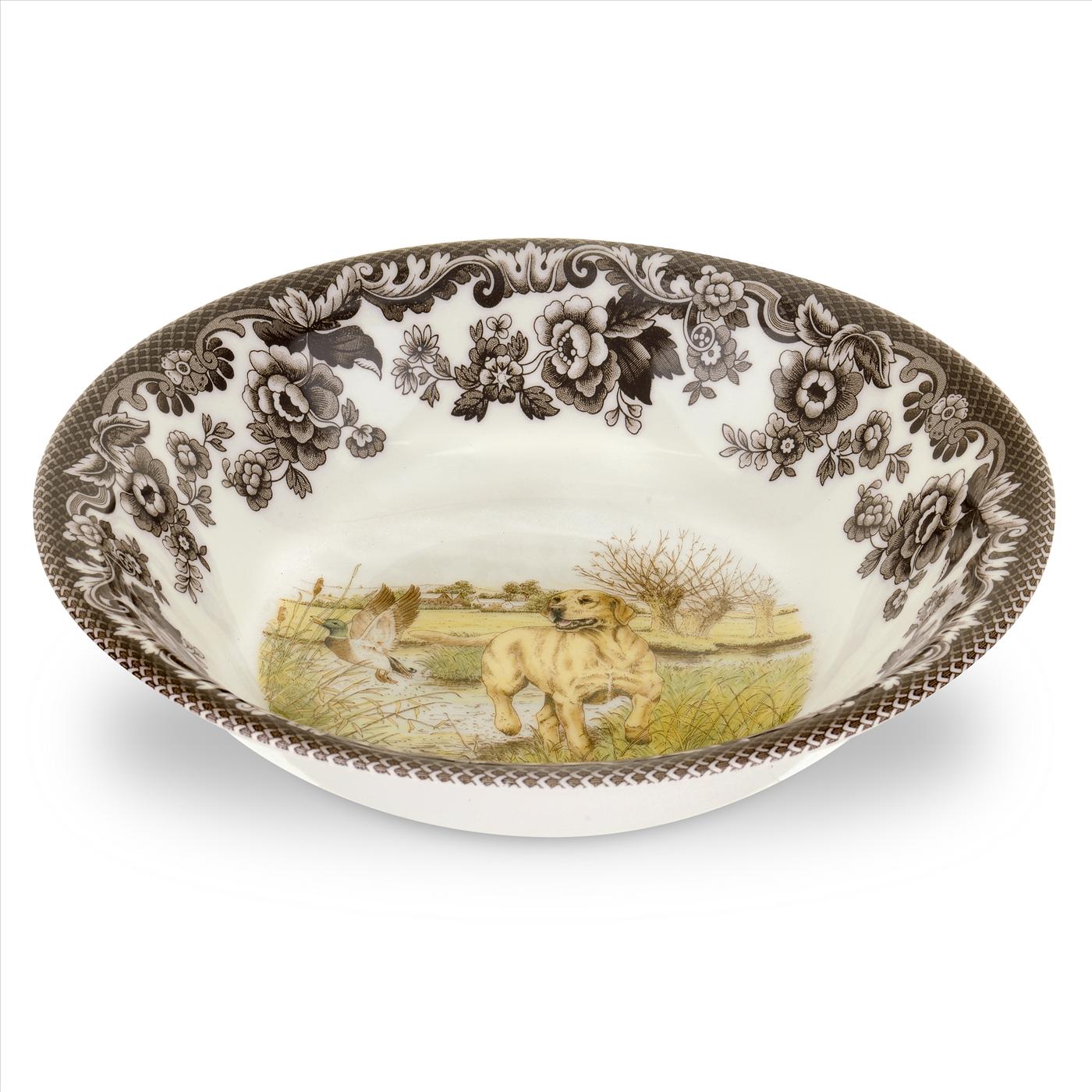 Woodland Ascot Cereal Bowl 8 Inch, Yellow Labrador Retriever image number null