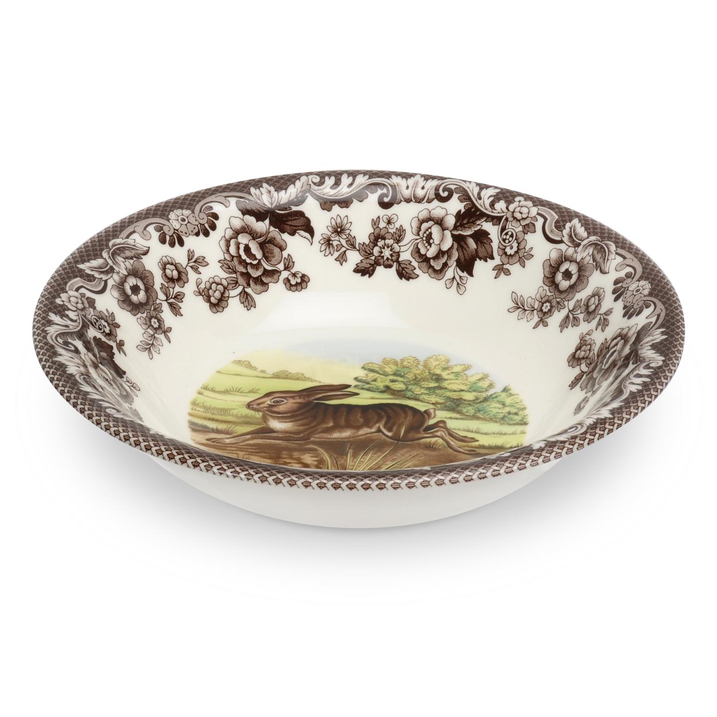 Woodland Rabbit Motif Ascot Cereal Bowl image number null