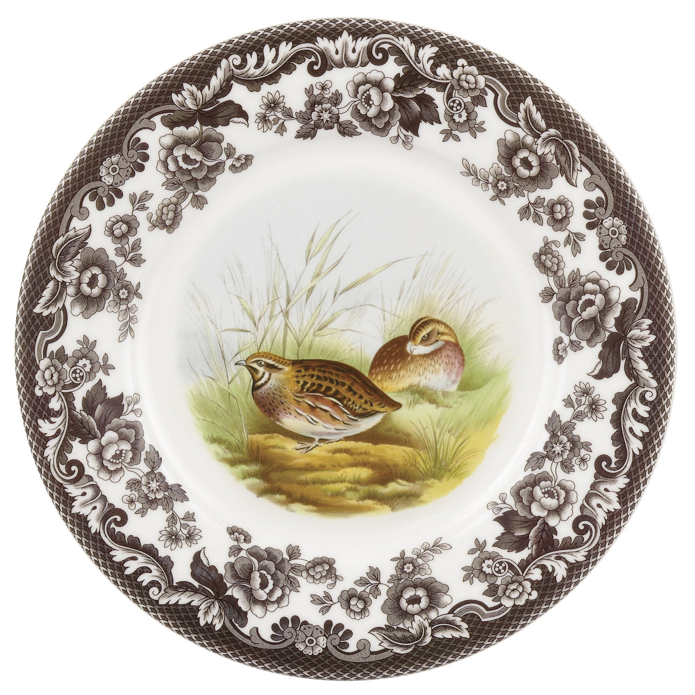 Woodland Luncheon Plate 9 Inch, Quail image number null