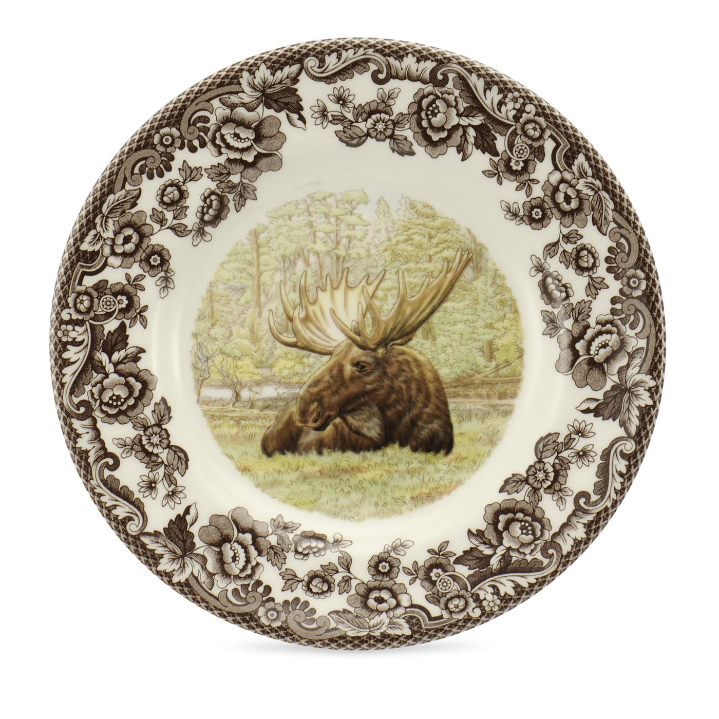 Woodland Bread and Butter Plate 6 Inch, Moose image number null
