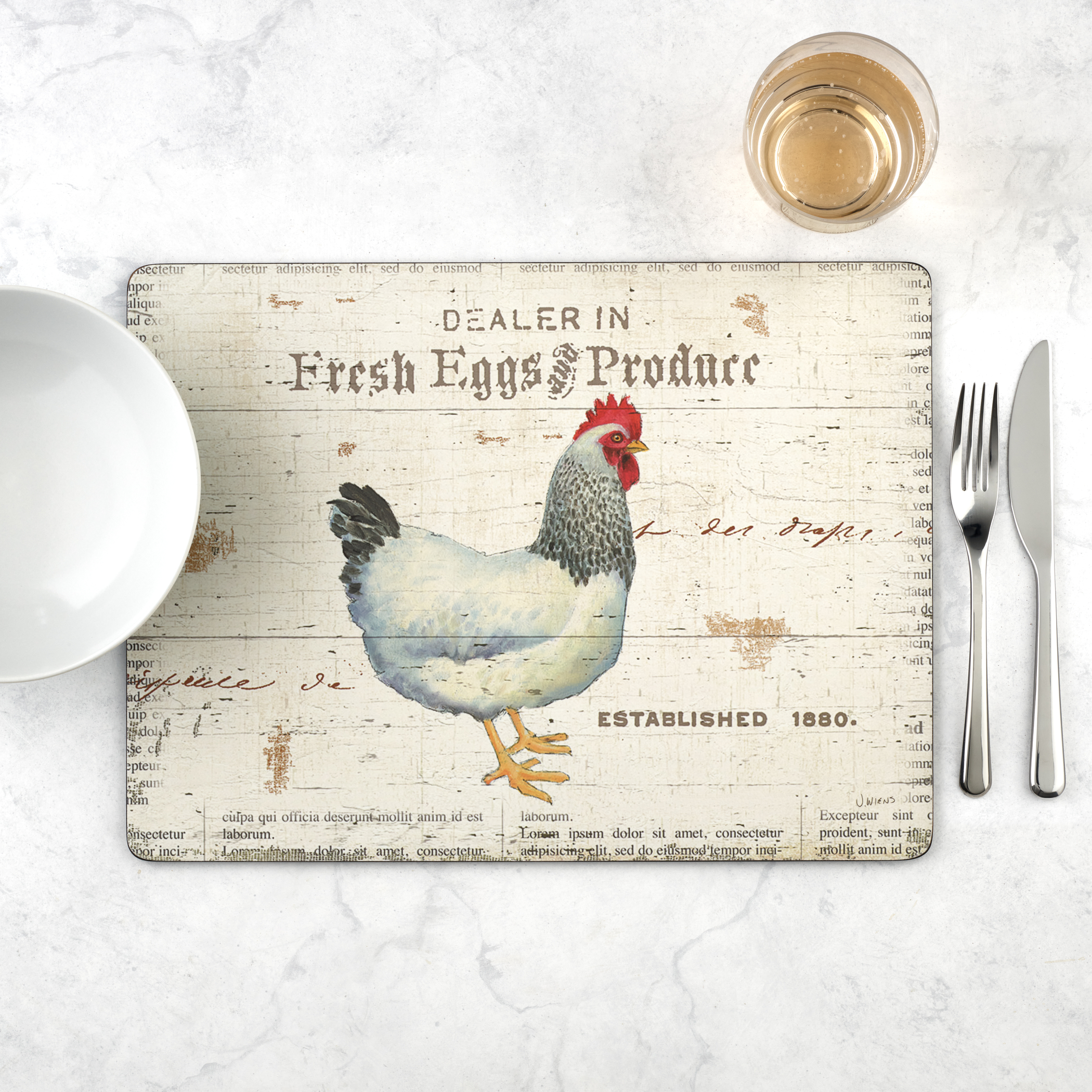 On the Farm Large Placemats Set of 4 image number null