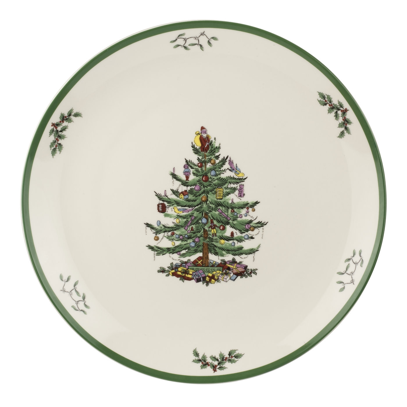 Christmas Tree Round Platter image number null