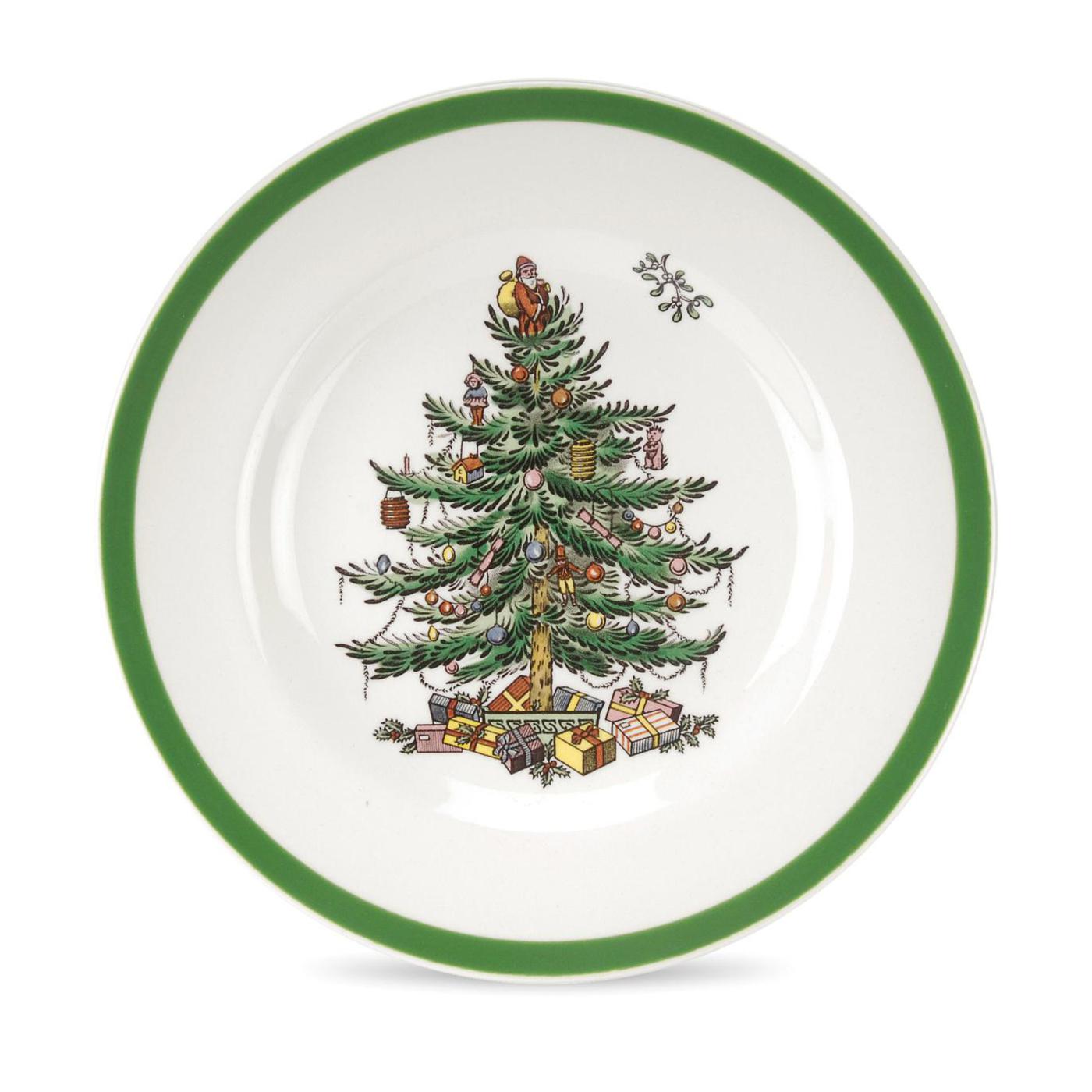 Christmas Tree Side Plate 6 inch Set of 4 image number null