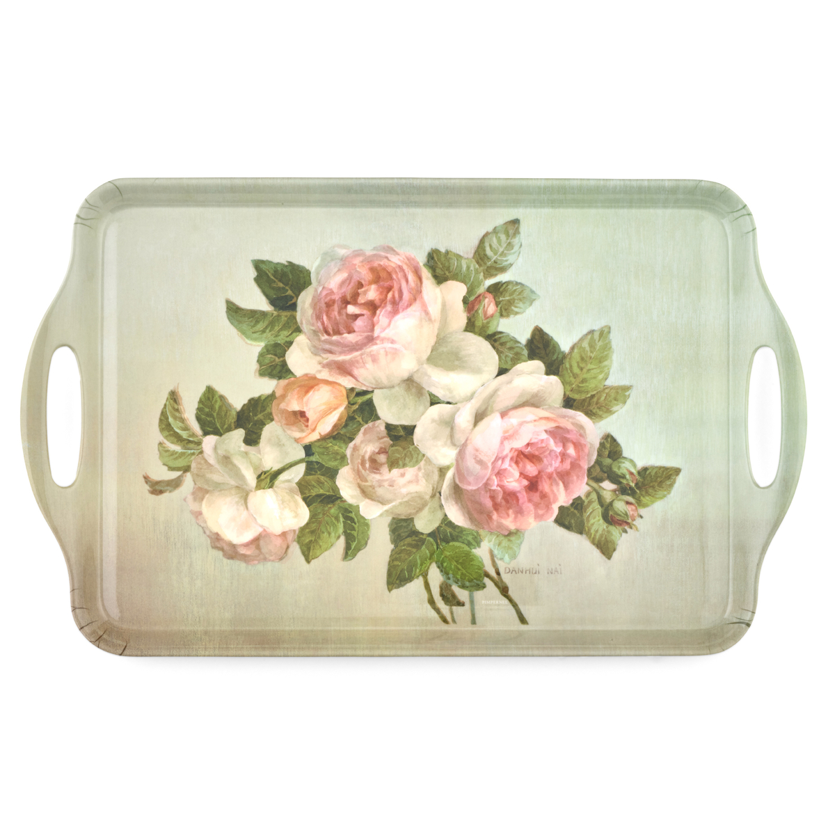 Antique Rose Large Handled Tray image number null
