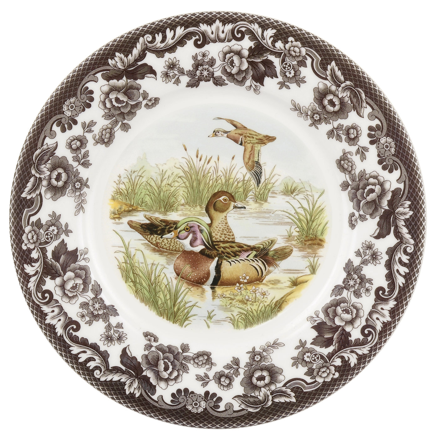 Woodland Luncheon Plate 9 Inch, Wood Duck image number null