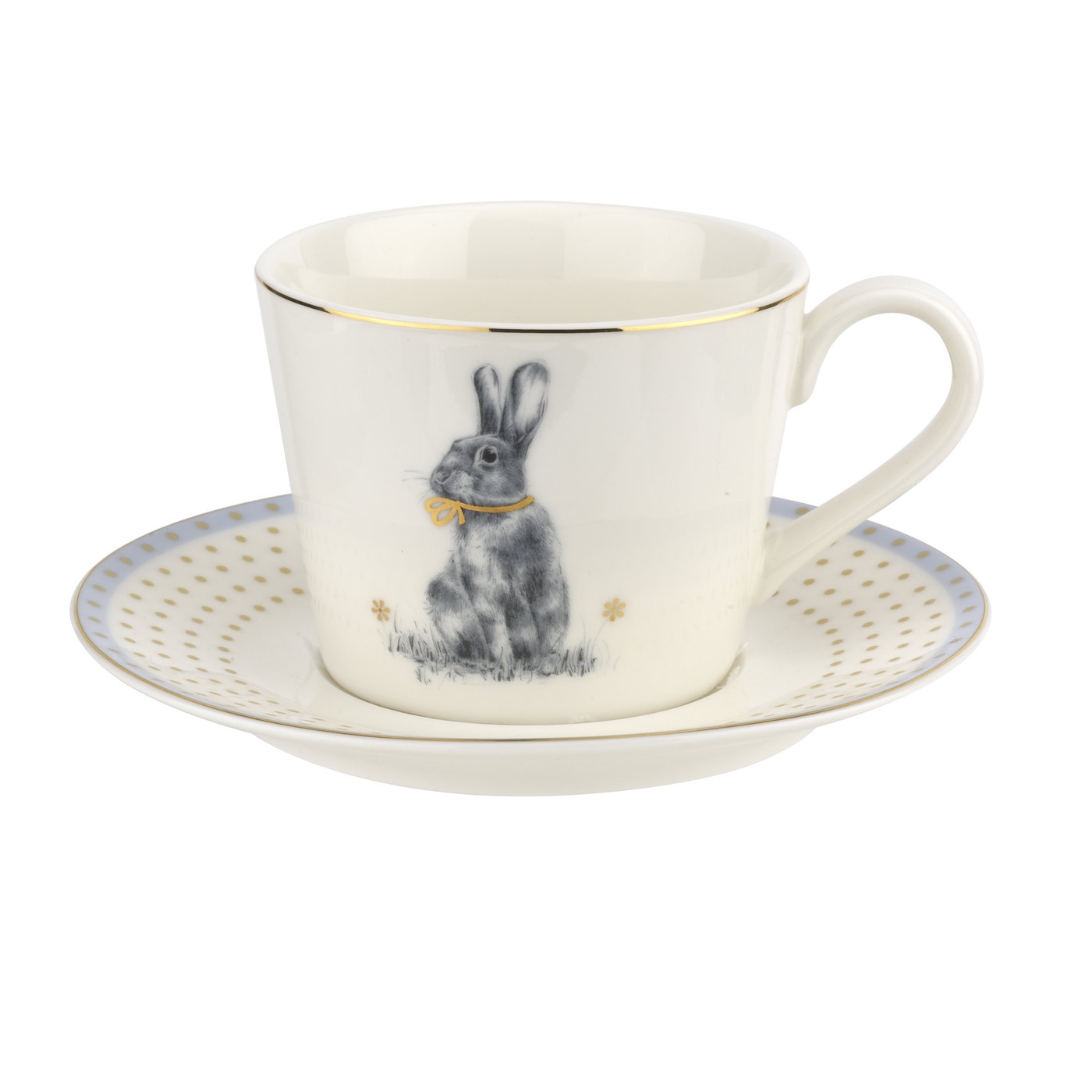 Meadow Lane Teacup & Saucer, Blue image number null