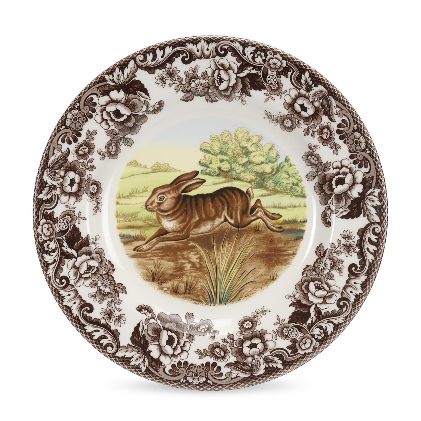 Woodland Dinner Plate 10.5 Inch, Rabbit image number null