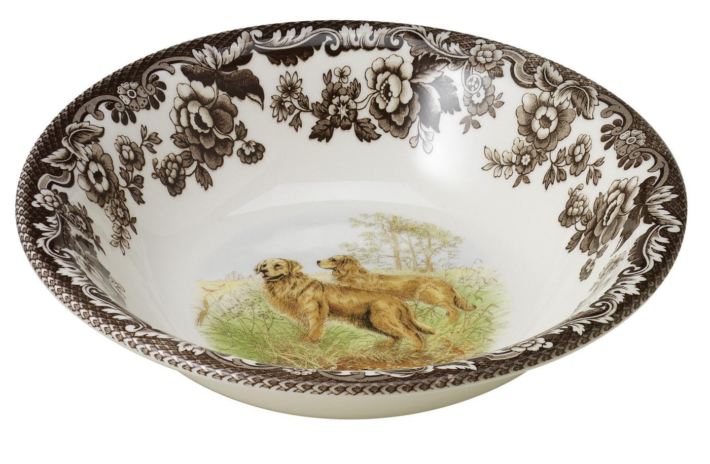 Woodland Ascot Cereal Bowl 8 Inch, Golden Retriever image number null