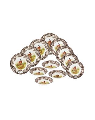 Woodland Pheasant 12 Piece Set Woodland Pheasant 12 Piece Set