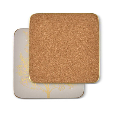 Sara Miller Chelsea Set of 6 Coasters, Grey