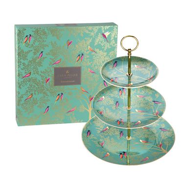 Sara Miller Chelsea Cake Stand, Green