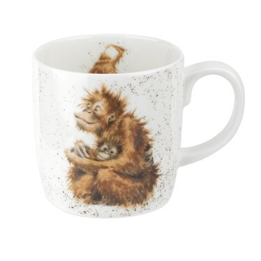 Wrendale Designs Orangutangle 14 fl.oz. Mug, Orangutan Wrendale Designs Orangutangle 14 fl.oz. Mug, Orangutan