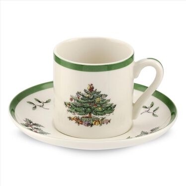 Christmas Tree Espresso Cups Set of 4