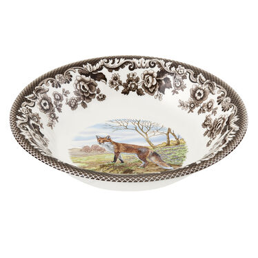 Woodland Ascot Cereal Bowl 8 Inch, Red Fox