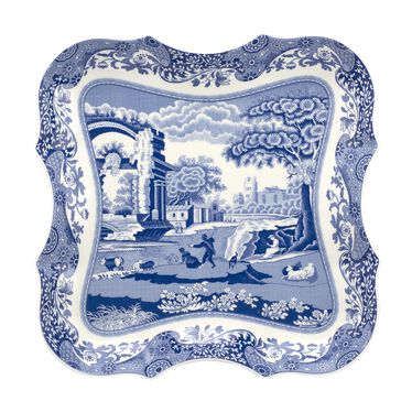 Blue Italian 14 Inch Devonia Tray