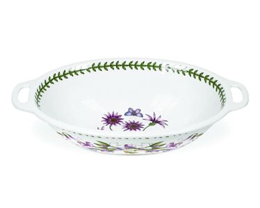 Botanic Garden Oval Handled Bowl 15 inch