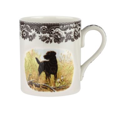Woodland 16 oz Mug, Black Labrador Retriever