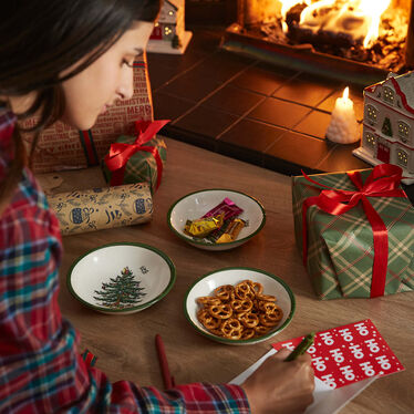 Christmas Tree Cereal Bowl, Set of 4