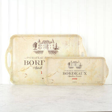 Vin De France Large Handled Tray