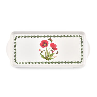 Botanic Garden Sandwich Tray, Poppy Botanic Garden Sandwich Tray, Poppy