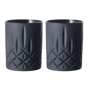 Nachtman-Noblesse Whiskey Tumbler Black S/2 Nachtman-Noblesse Whiskey Tumbler Black S/2