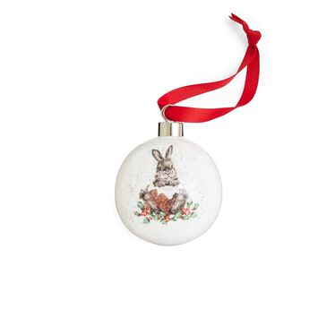 Wrendale Christmas Merry Christmas Bauble Wrendale Christmas Merry Christmas Bauble