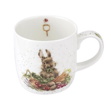 Wrendale Designs Grow Your Own 14 fl.oz. Mug, Hare Wrendale Designs Grow Your Own 14 fl.oz. Mug, Hare