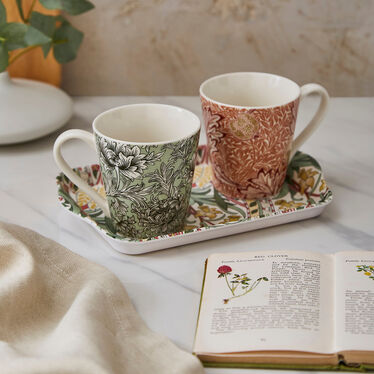 Morris & Co. Mug & Tray Set