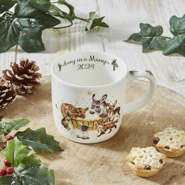 Wrendale Designs Annual Mug 2024 - Away in a Manger Wrendale Designs Annual Mug 2024 - Away in a Manger