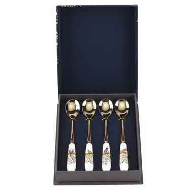 Sara Miller Chelsea Set of 4 Tea Spoons