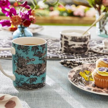 Zoological Gardens Mug Turquoise