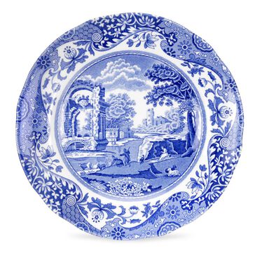 Blue Italian Set of 4 Tea Plates