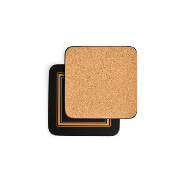 Classic Black Set of 6 Coasters
