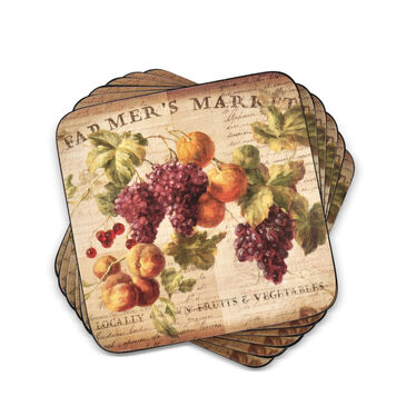 Abundant Fall Set of 6 Coasters