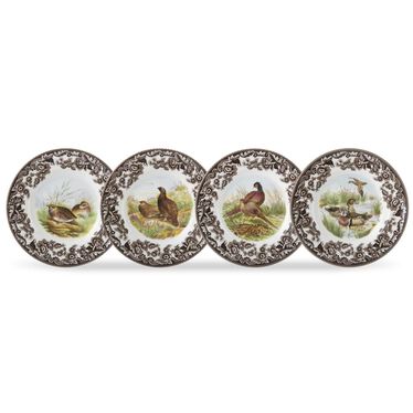 Woodland Canape Plates, Birds