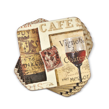 The French Cellar Coasters Set of 6