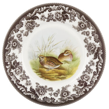 Woodland Luncheon Plate 9 Inch, Quail