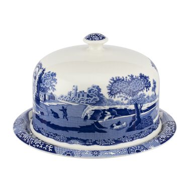 Blue Italian 250th Collection Serving Platter with Dome