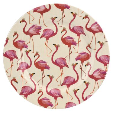 Sara Miller London Flamingo Melamine Dinner Plate Set of 4