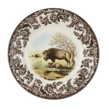 Woodland Salad Plate 8 Inch, Bison