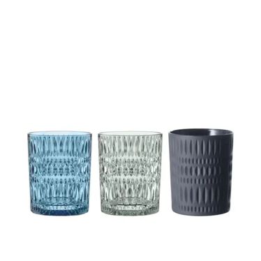 Nachtmann-Ethno Whisky Tumbler Black S/2 Nachtmann-Ethno Whisky Tumbler Black S/2