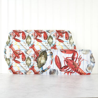 Summer Feast Large Handled Tray