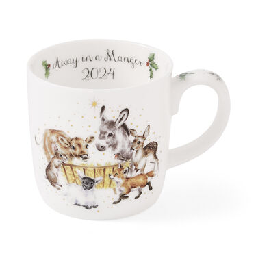 Wrendale Designs Annual Mug 2024 - Away in a Manger Wrendale Designs Annual Mug 2024 - Away in a Manger