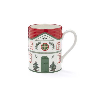 Christmas Tree Village Red Mug Christmas Tree Village Red Mug