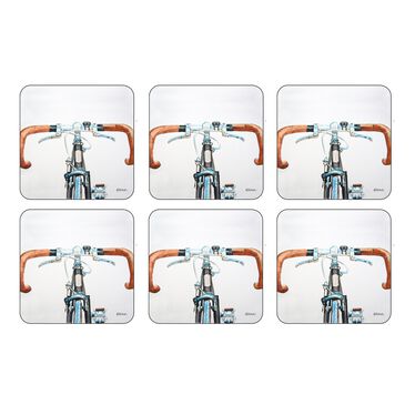 Bicycle Set of 6 Coasters